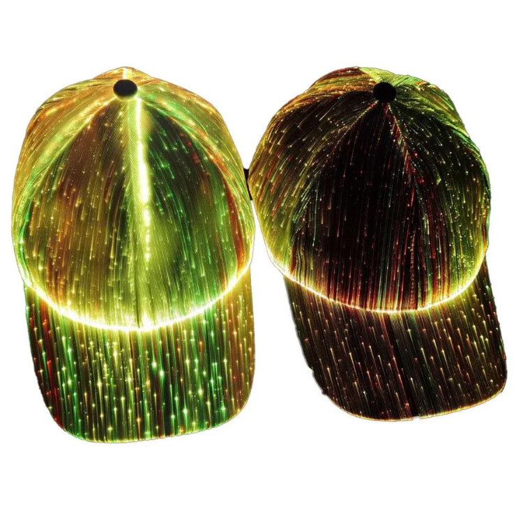 Raver GlowCap LED Fiber Optic Hat