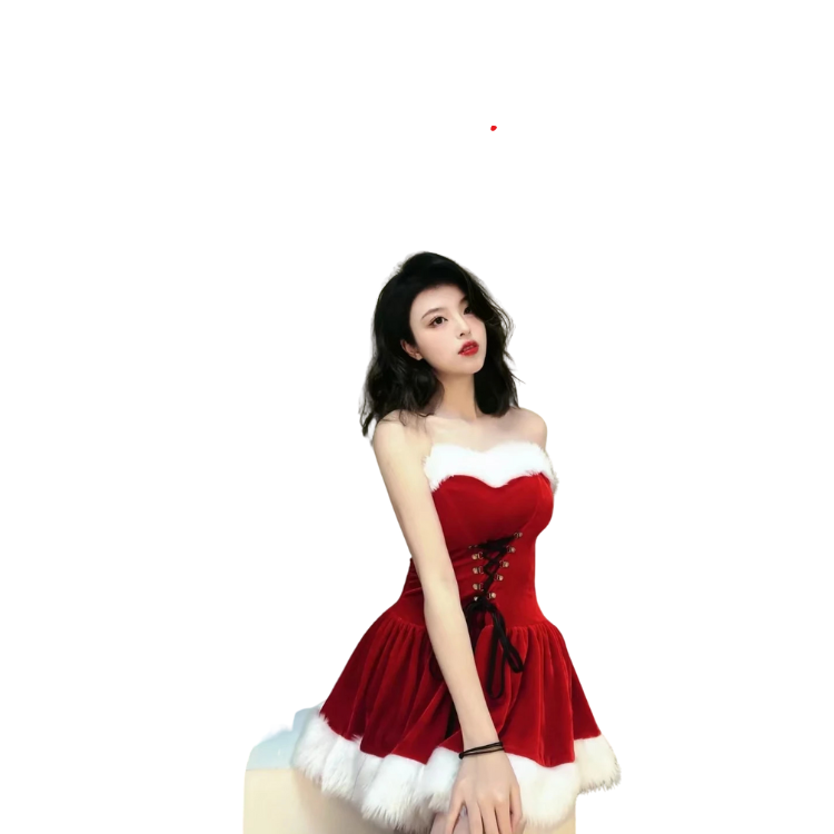 Red Temptation Christmas Cosplay Set