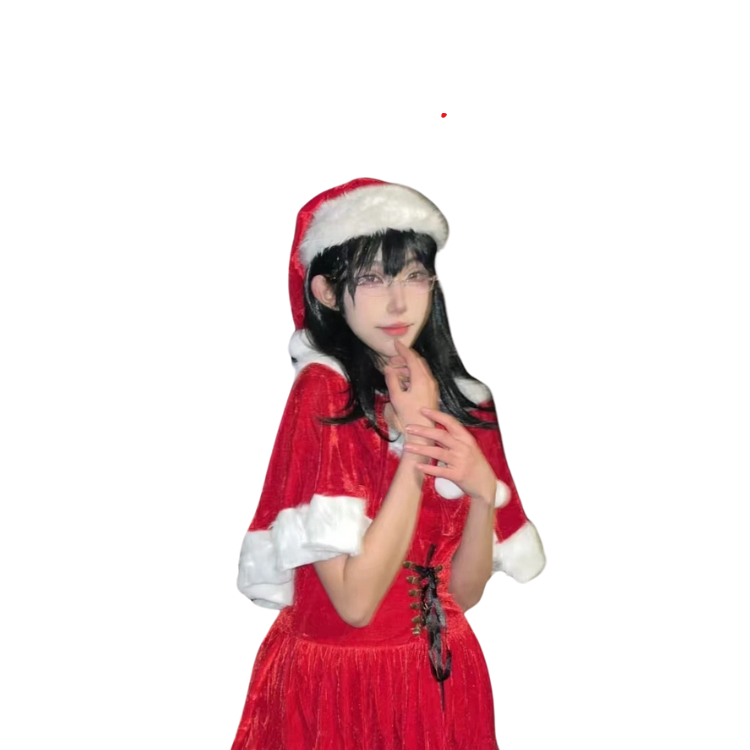 Red Temptation Christmas Cosplay Set