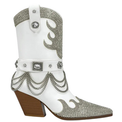 Retro Glam Crystal Stage Boots