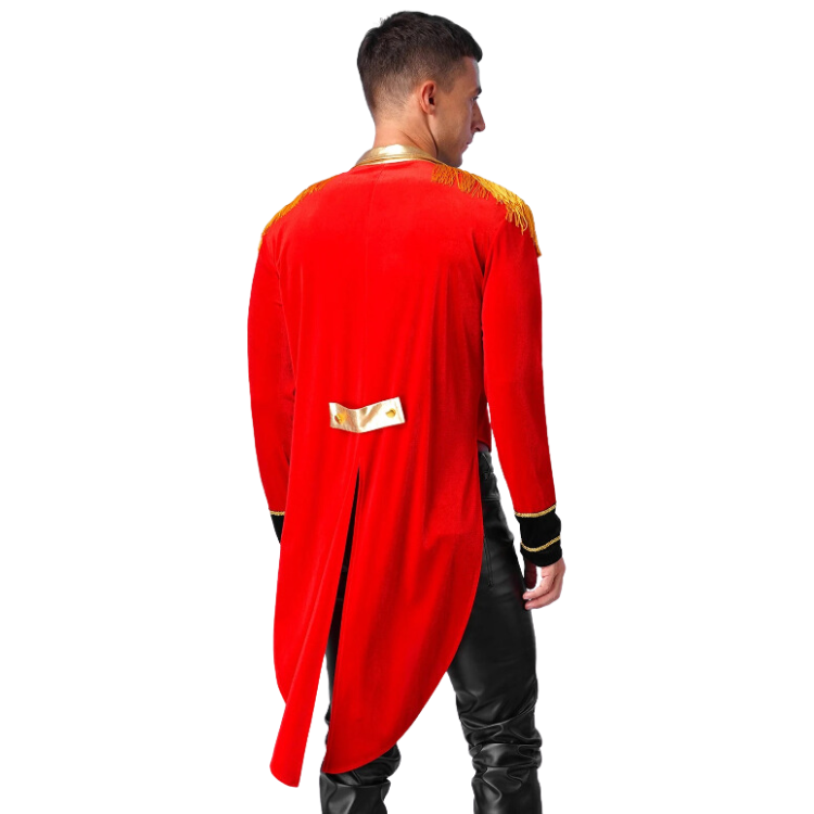 Ringmaster's Fringed Jacket Circus Domination Costume