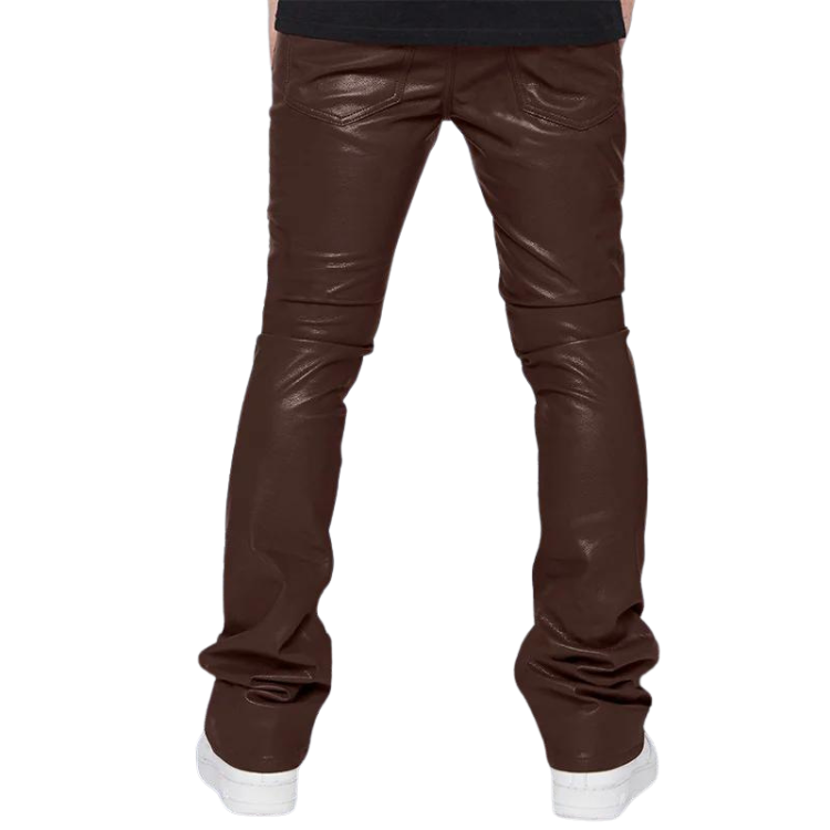 Rogue PU Leather Flared Pants