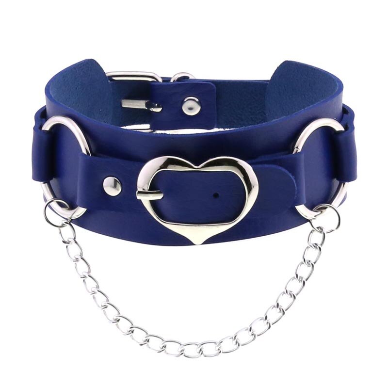 Punk Sweetheart Leather Double Layer Choker