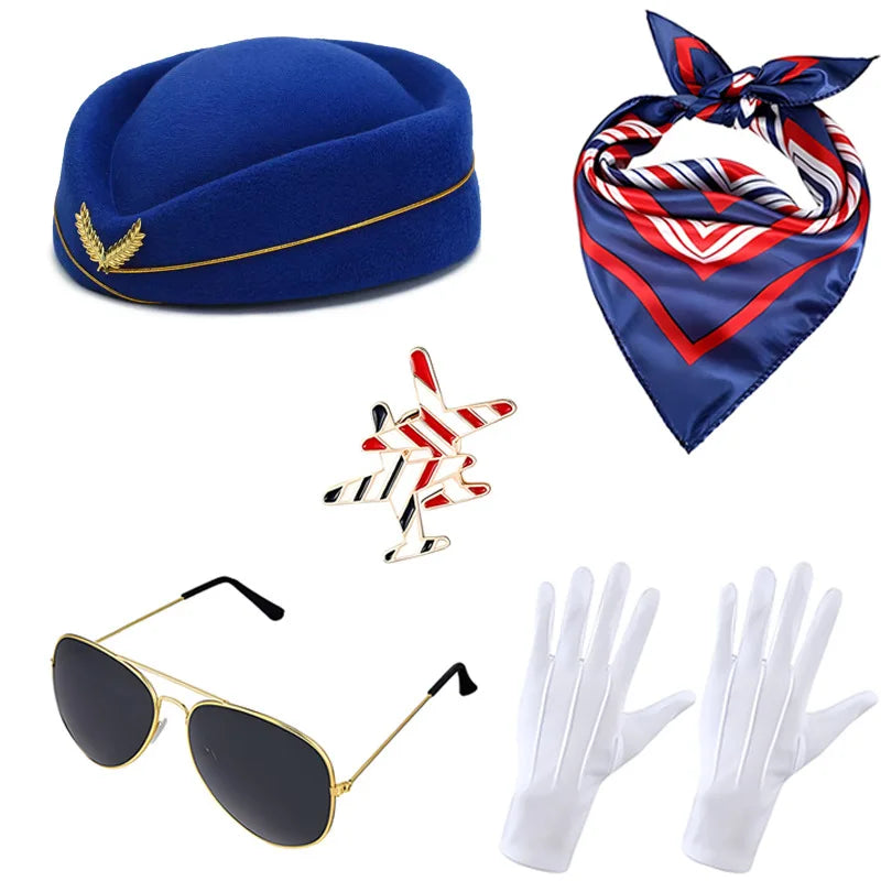 Flight Crew Stewardess Essentials Set