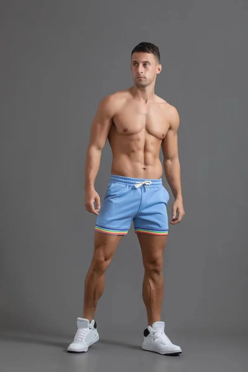Pride Rainbow Casual Men's Shorts
