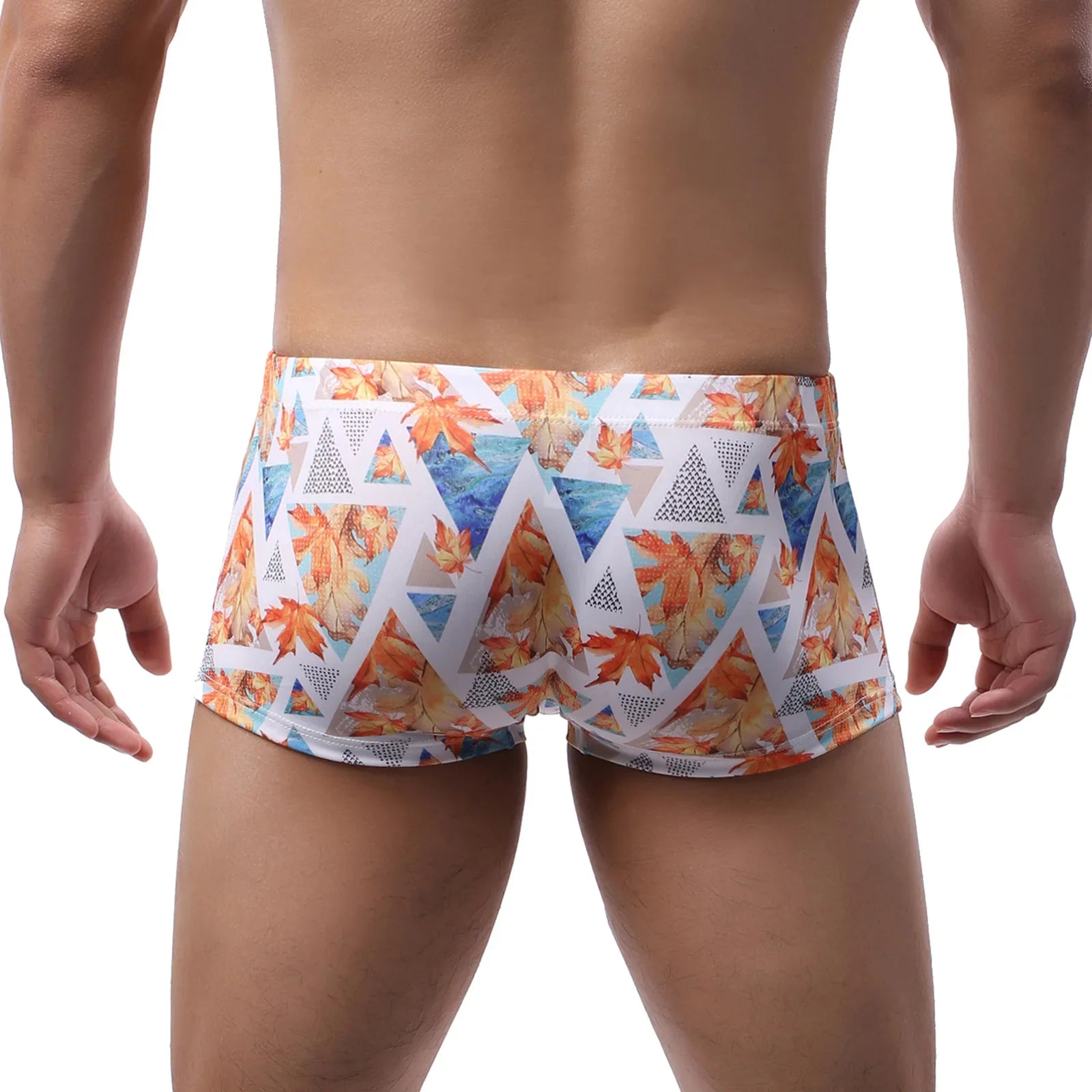 Mermaid Magic Low-Waist Swim Trunks