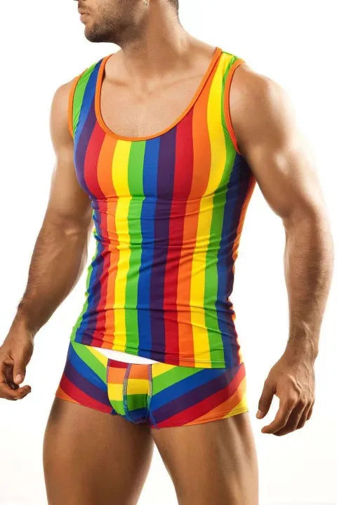 Rainbow Stripes Pride 2-Piece Outfit