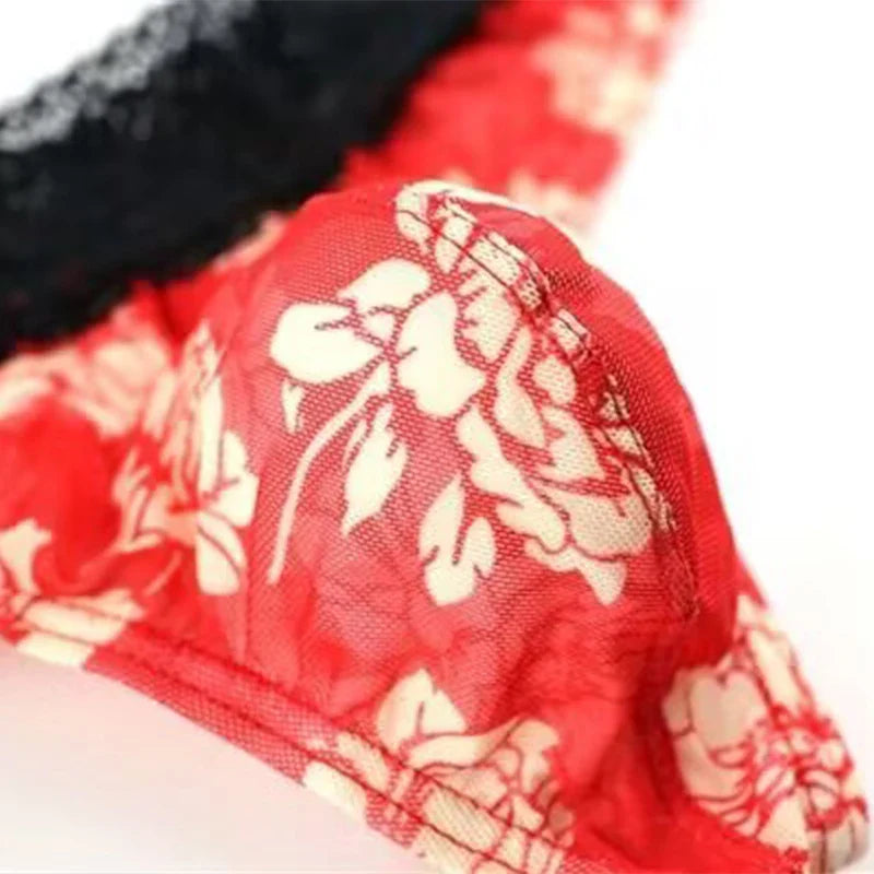 Floral Lace Thong