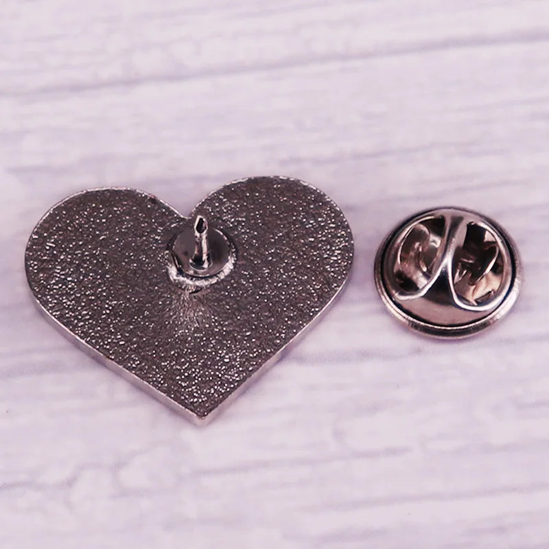 Straight Ally Pride Heart Enamel Pin