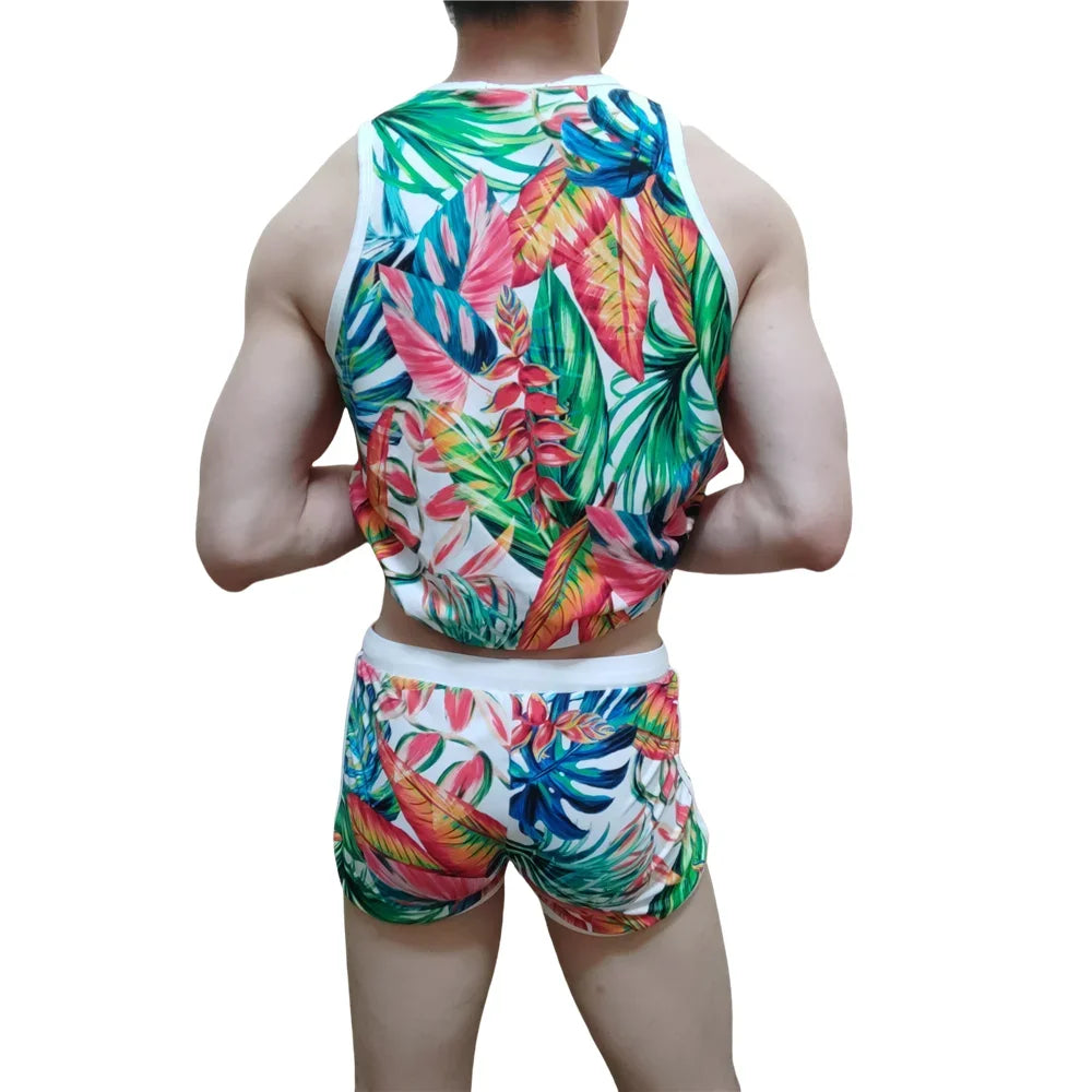 Jungle Fever Tank Top and Shorts Outfit Set