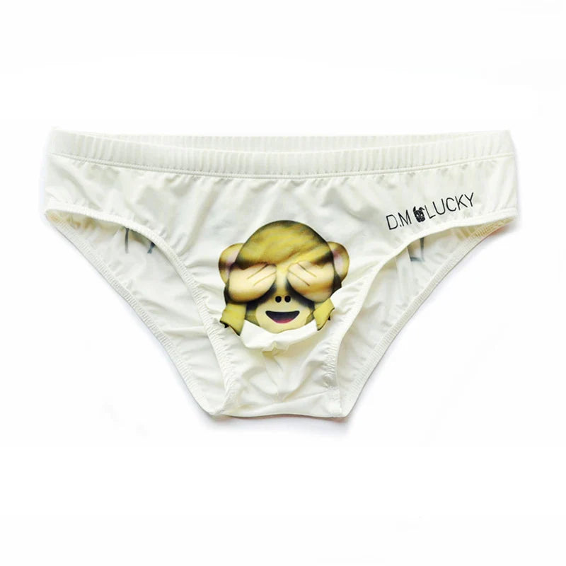 White Monkey Men's Tight Pouch Briefs