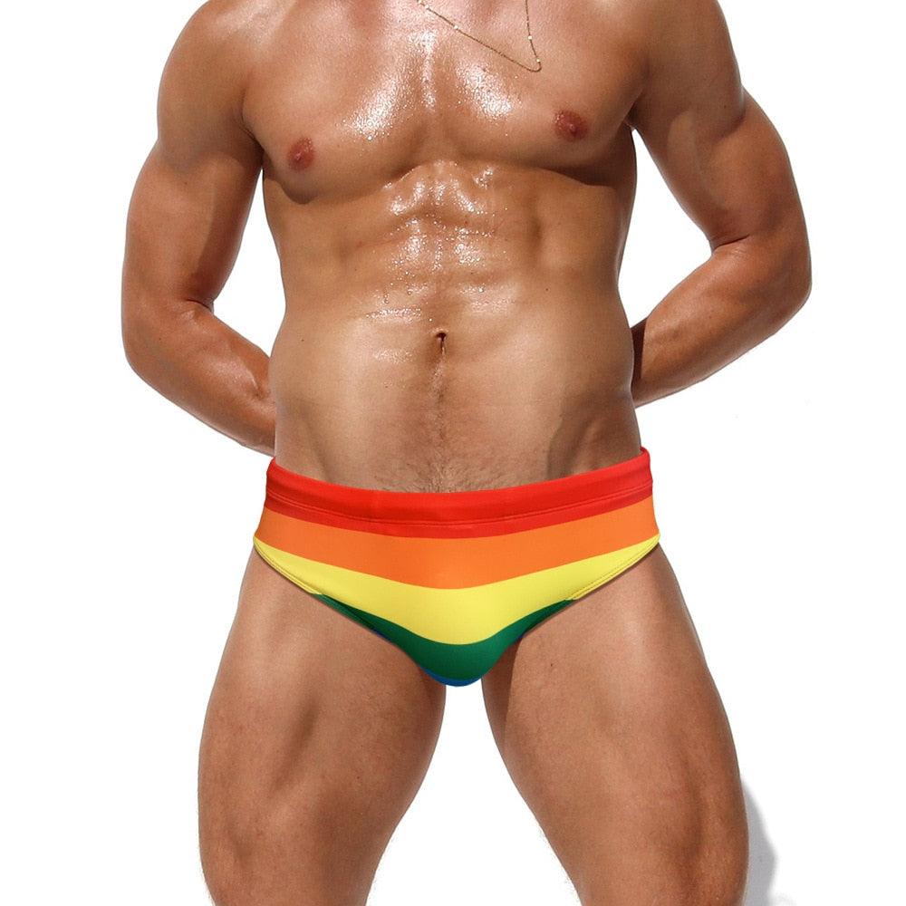 Queer Pride Swim Briefs