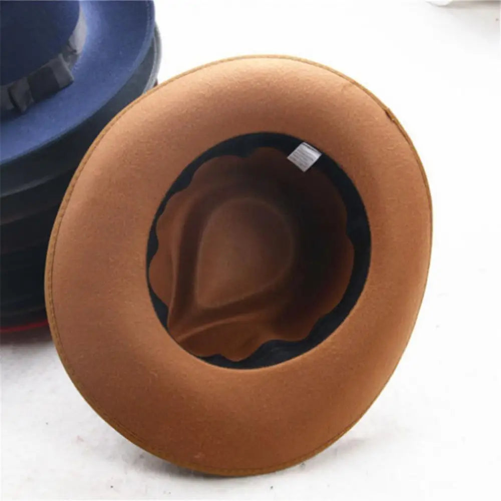 Jazz Fedora Wide Brim Hat