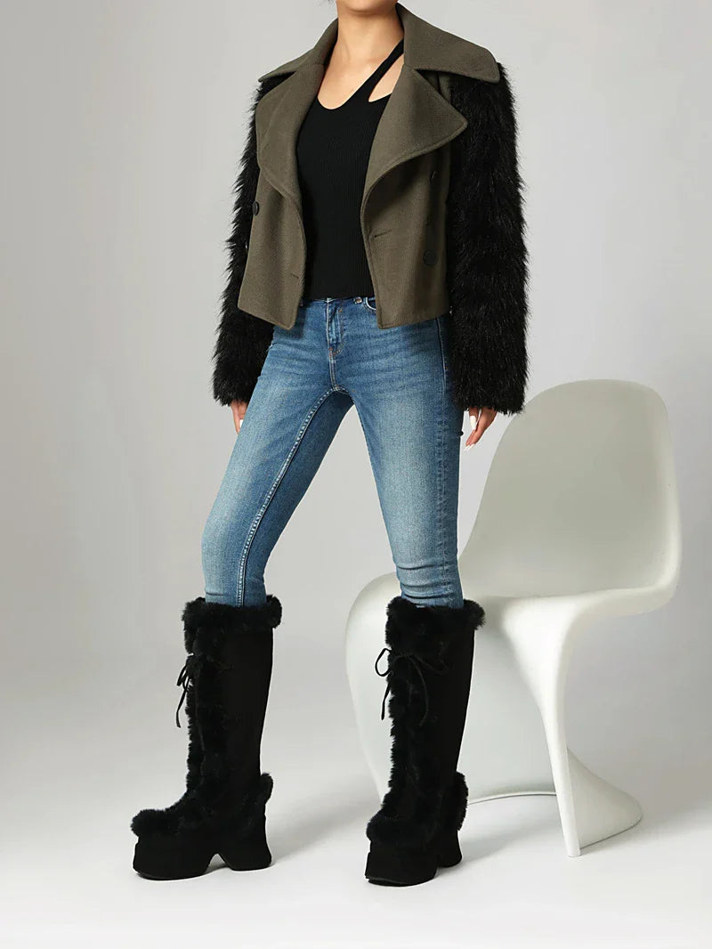 Funky Fur Platform Boots
