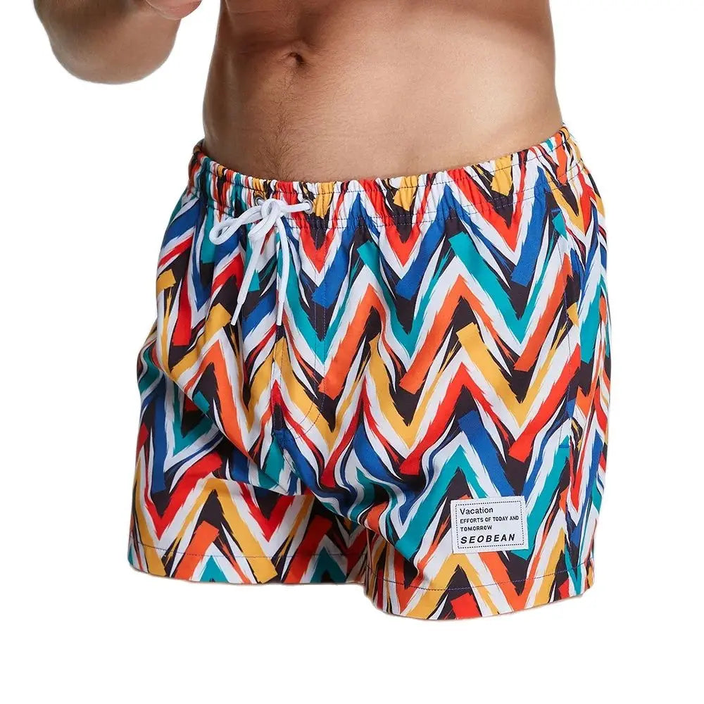 Geometric Pride Swimwear Shorts