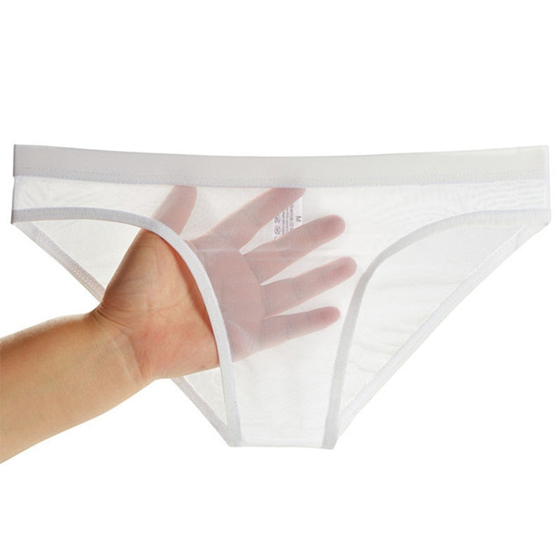 Sheer Mesh Skinny Briefs
