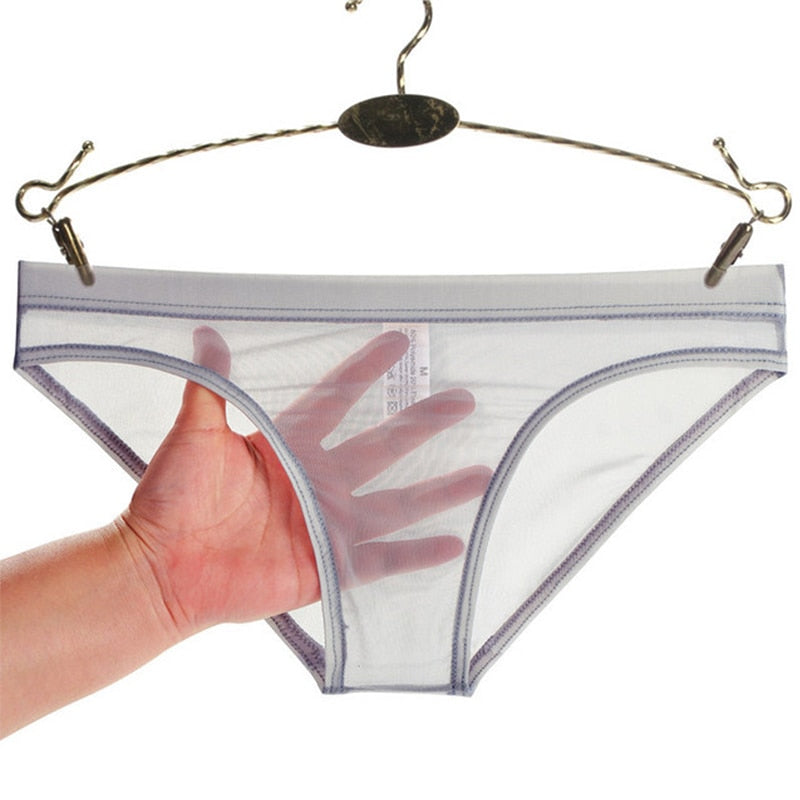 Sheer Mesh Skinny Briefs