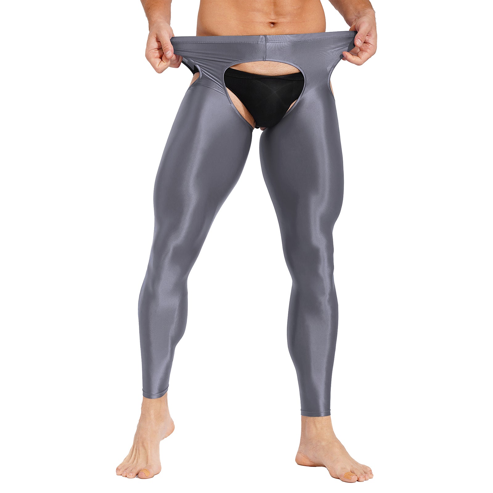Crotchless Glam Sexy Skinny Leggings