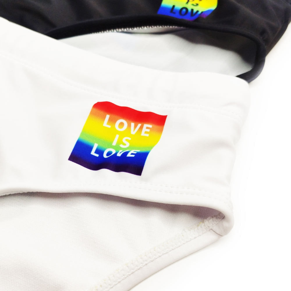 Love Is Love  Swim Briefs