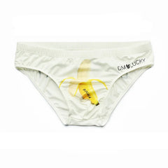 White Banana Men's Tight Pouch Briefs