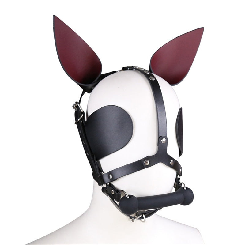 Sensual Pup Mask With Bone