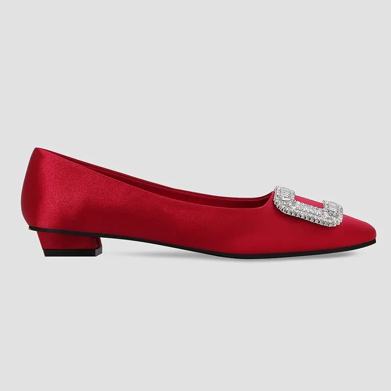 First Class Purser Rhinestone Pumps