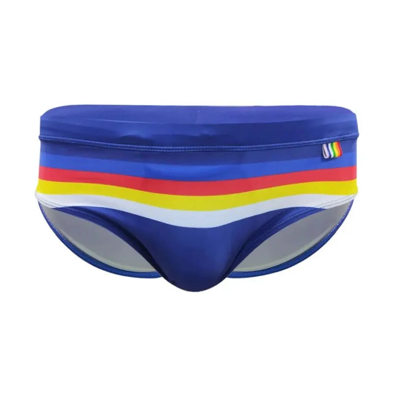Sexy Striped Swim Briefs