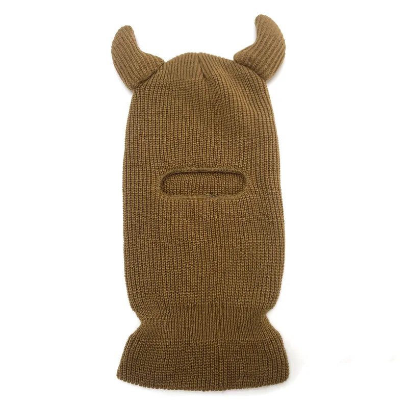 Horny Devil Ski Mask Beanie Balaclava