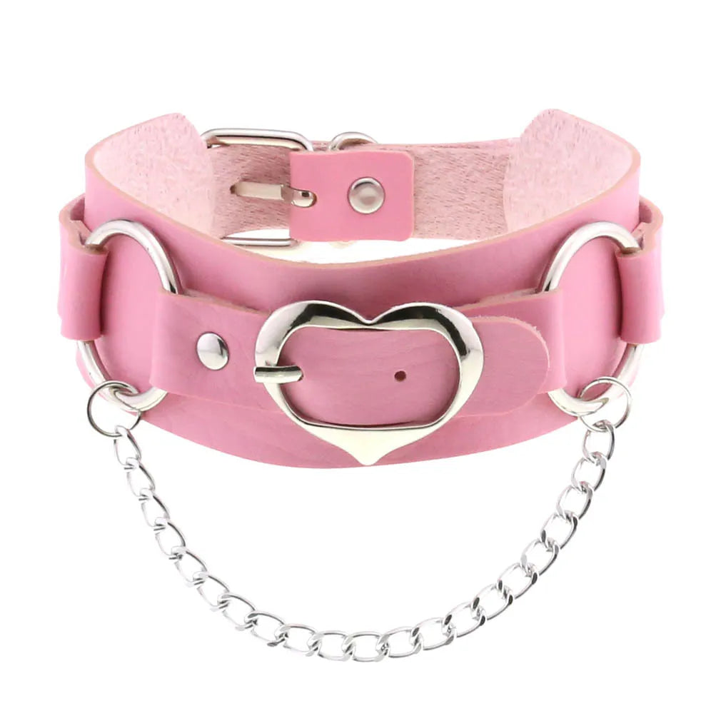 Femme Pink Punk Chokers