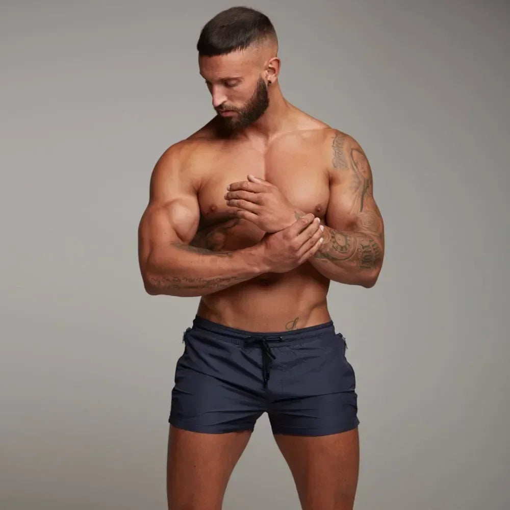 Mens Shorts With Zip Pockets