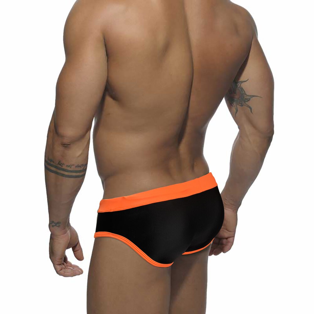 Racing Stripe Drawstring Swim Briefs