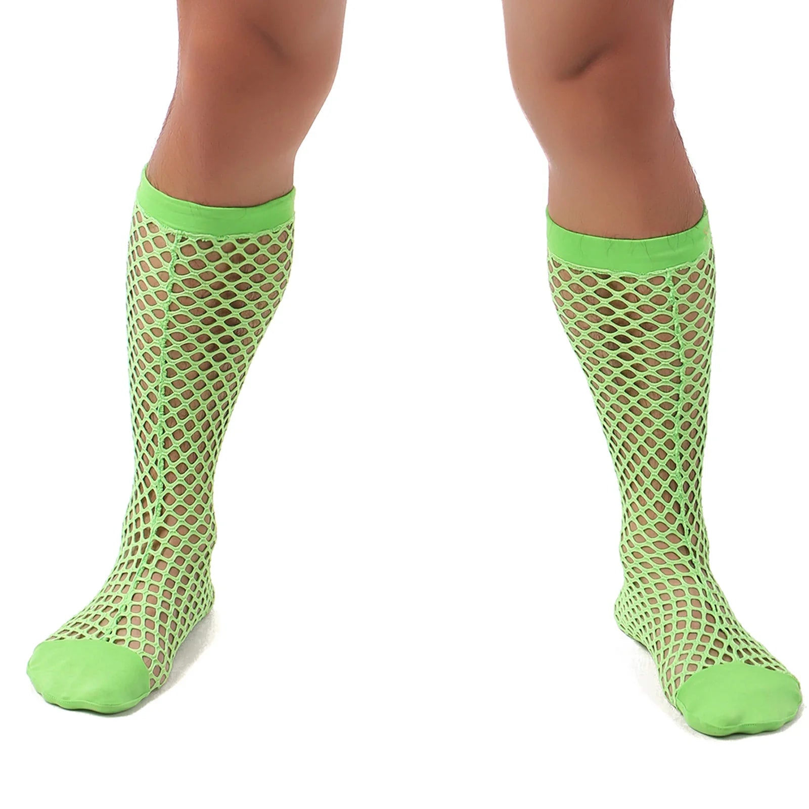 Fishnet Flair Stockings for Men