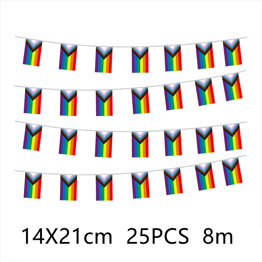 LGBT Pride Progress Flag Bunting