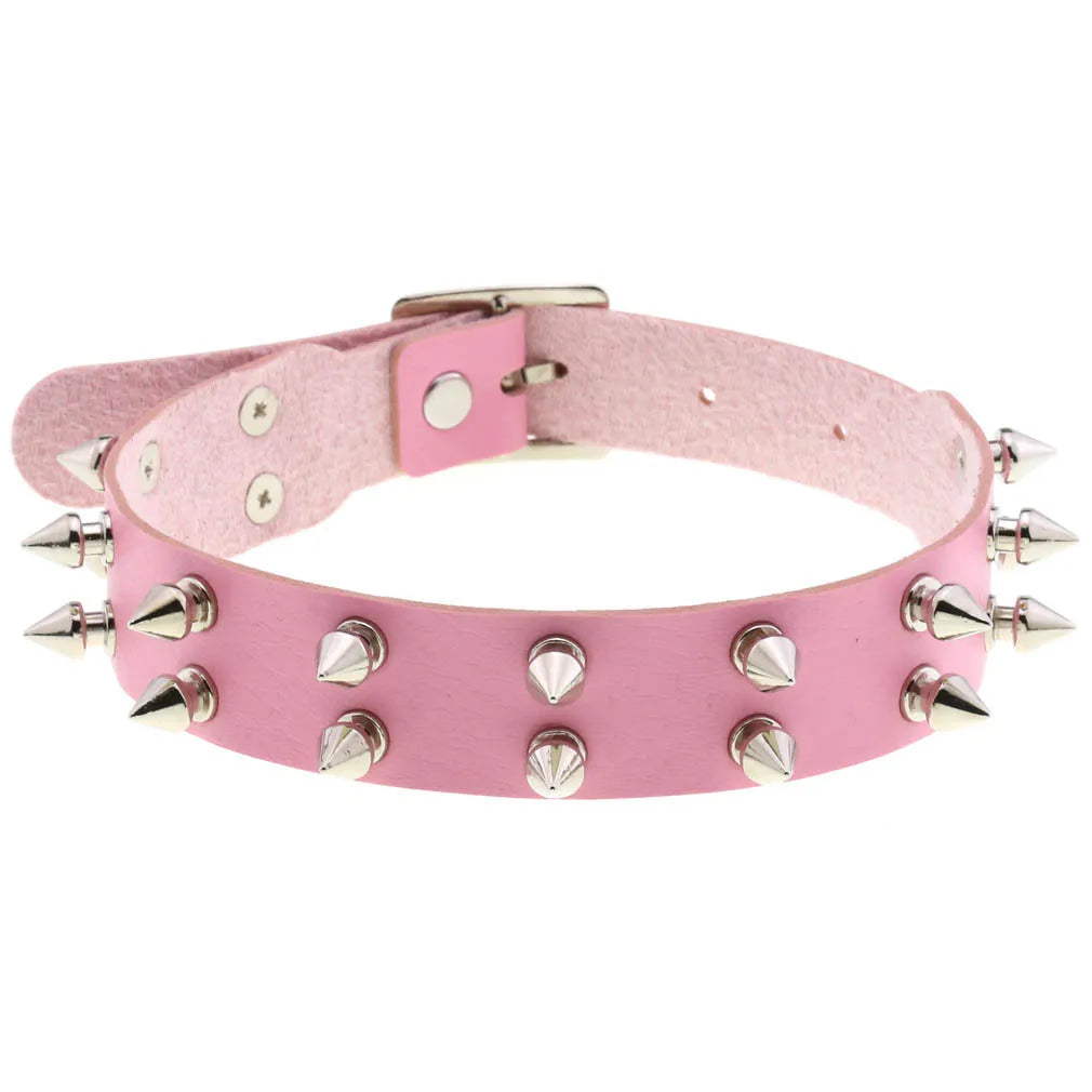 Femme Pink Punk Chokers