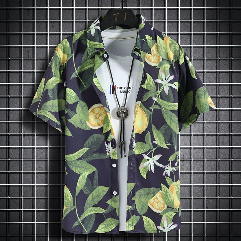Party Life Short Sleeve Shirt + Shorts (2 Piece Outfit)