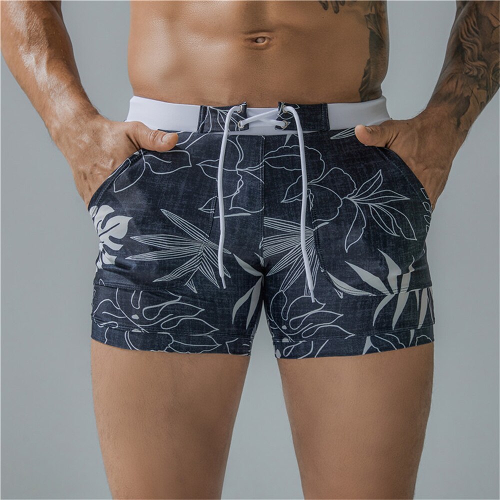 Floral Funk Quick-Drying Board Shorts