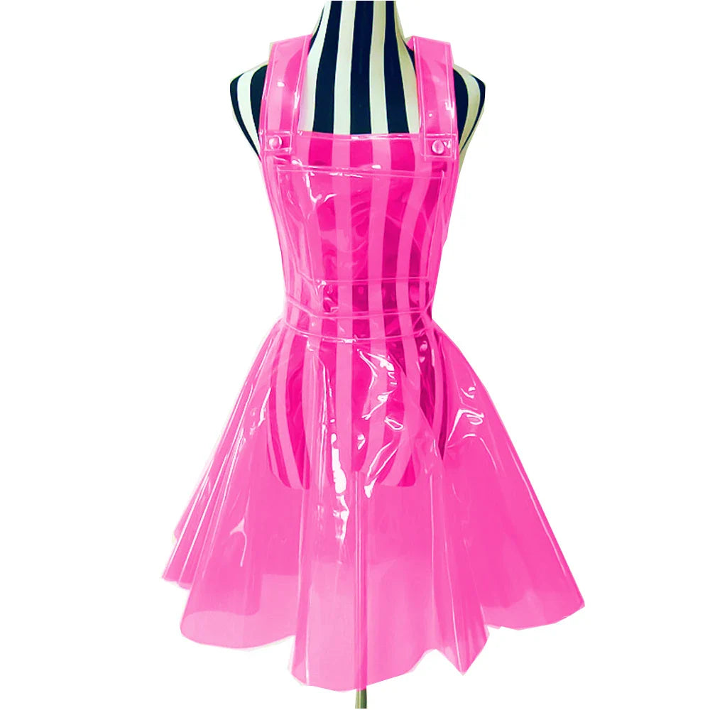 Transparent Plastic PVC Neon Dress
