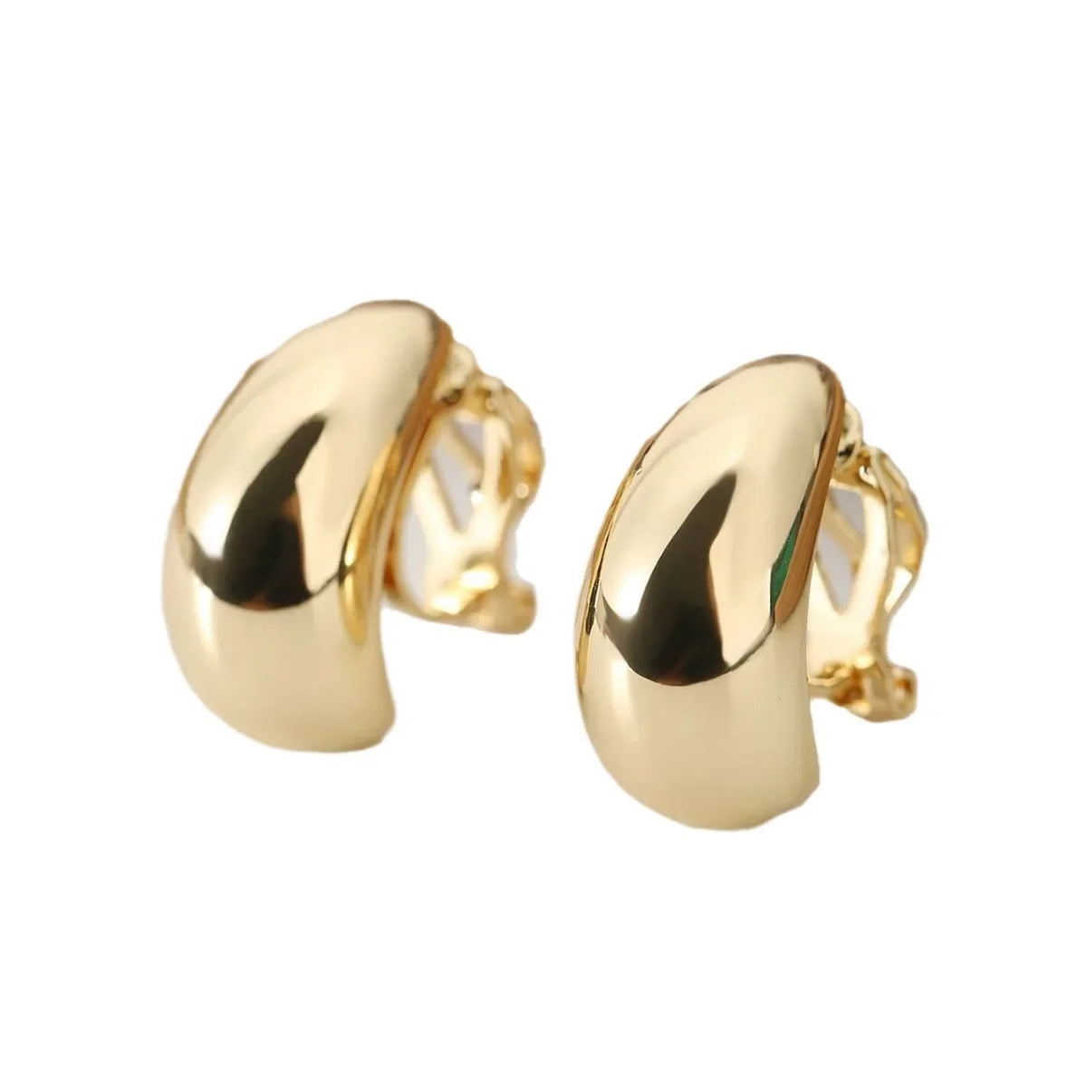 No Piercing, No Problem Champagne Clip-On Earrings