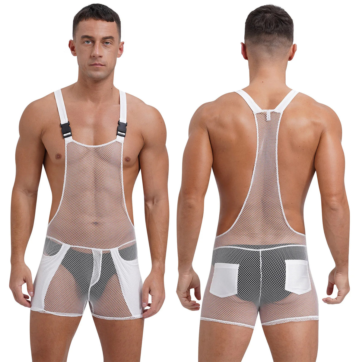 Bare Beauty Hollow Out Mesh Bodysuit