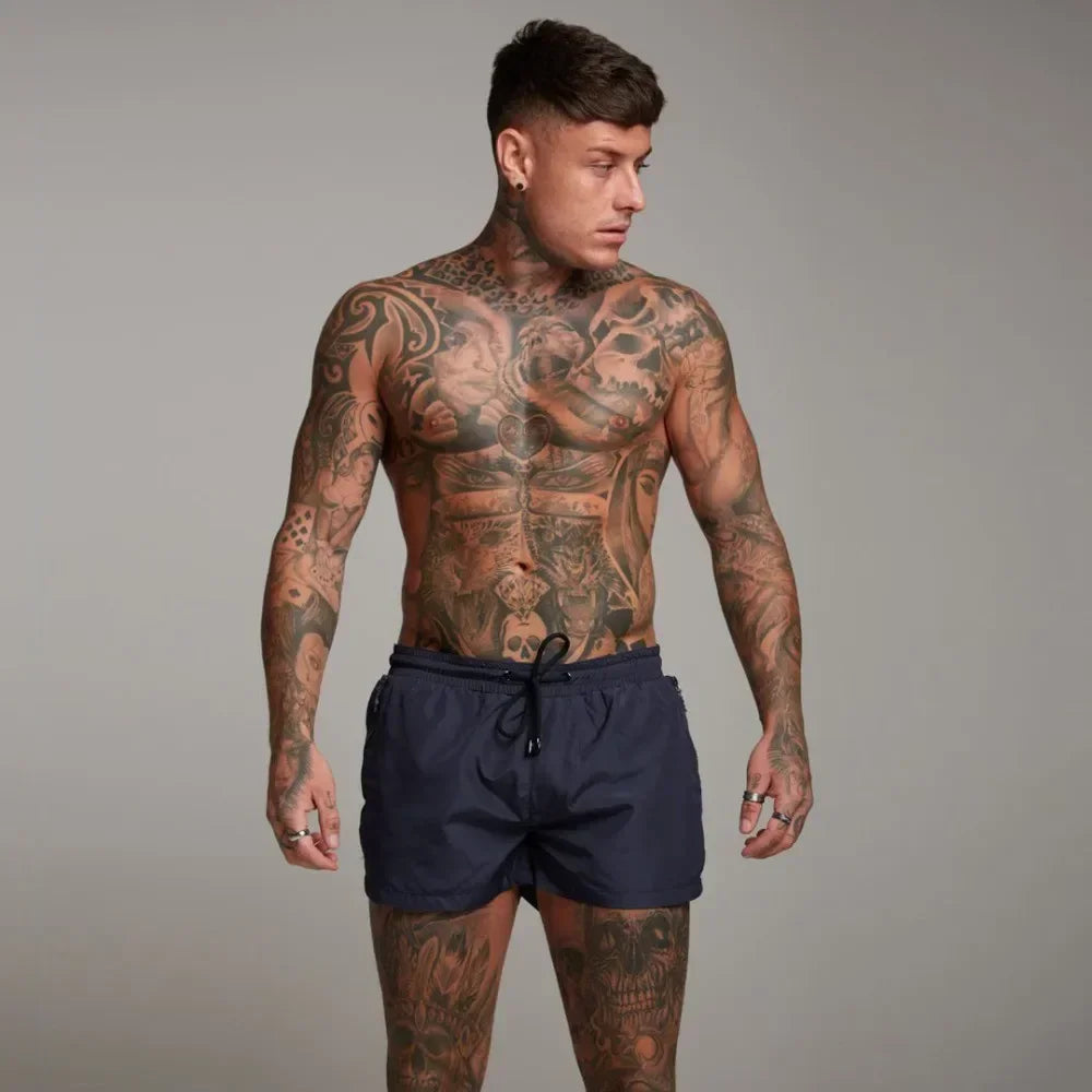 Mens Shorts With Zip Pockets