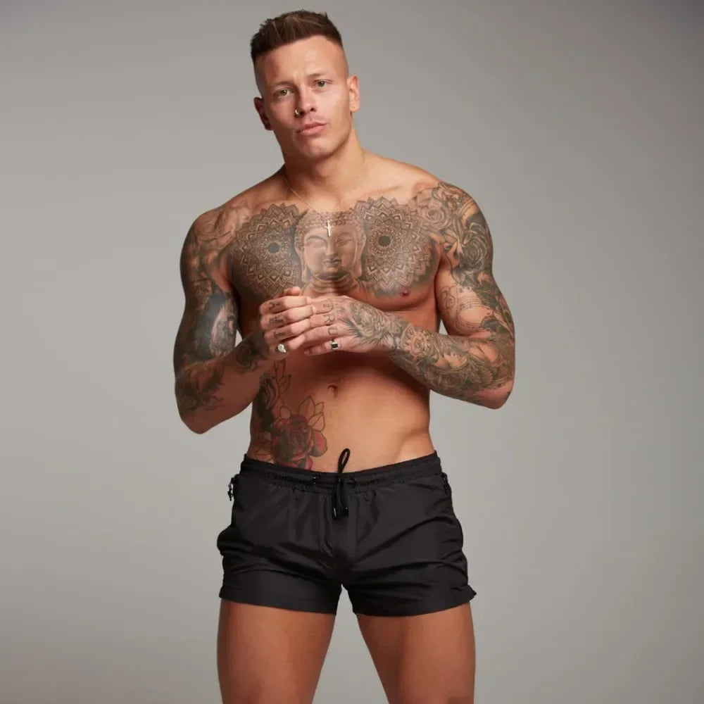 Mens Shorts With Zip Pockets