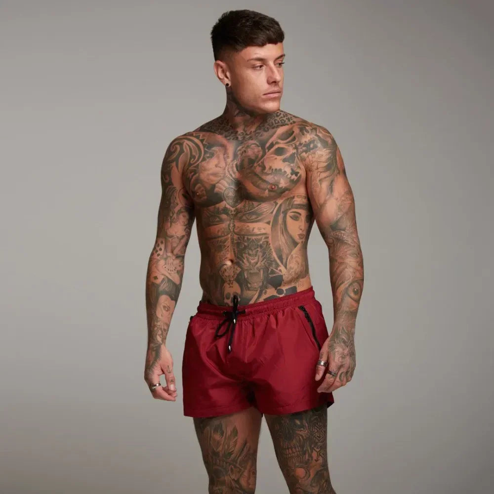 Mens Shorts With Zip Pockets