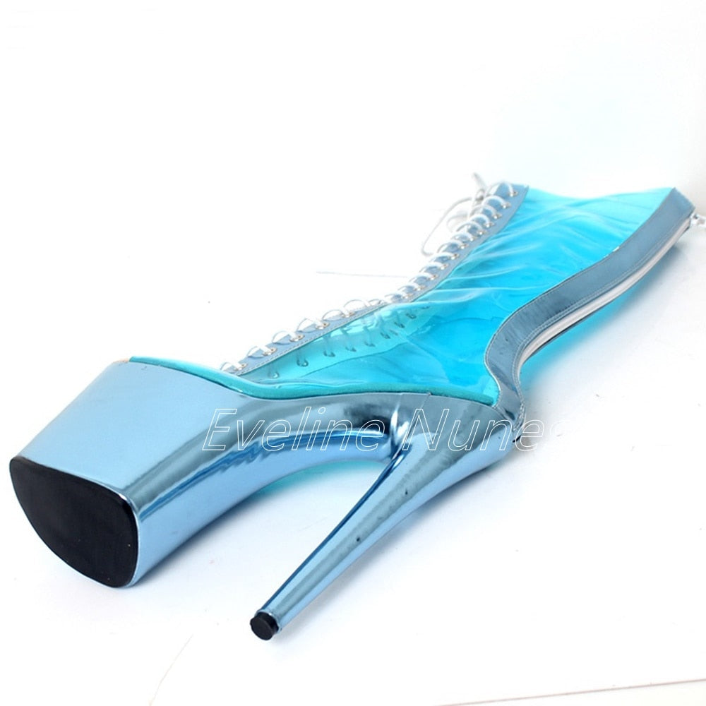 Futuristic Femme Platform Boots