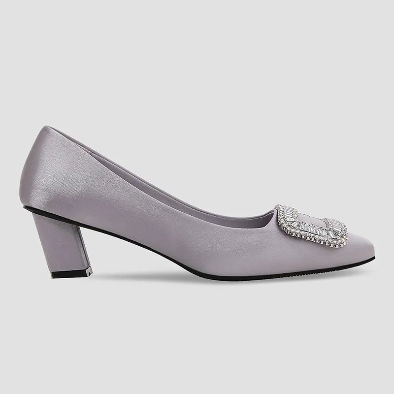 First Class Purser Rhinestone Pumps