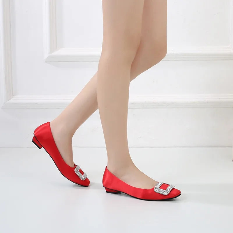 First Class Purser Rhinestone Pumps