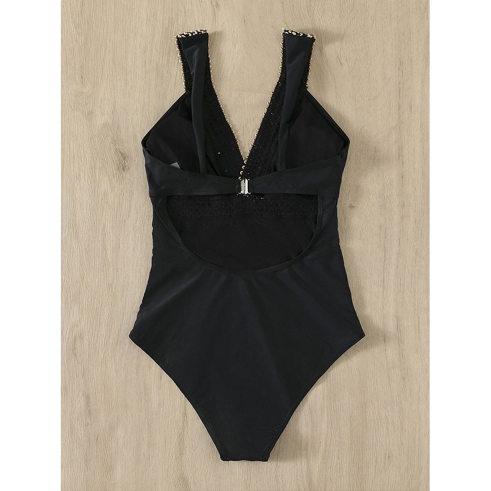 Très Chic Plunging Swimsuit