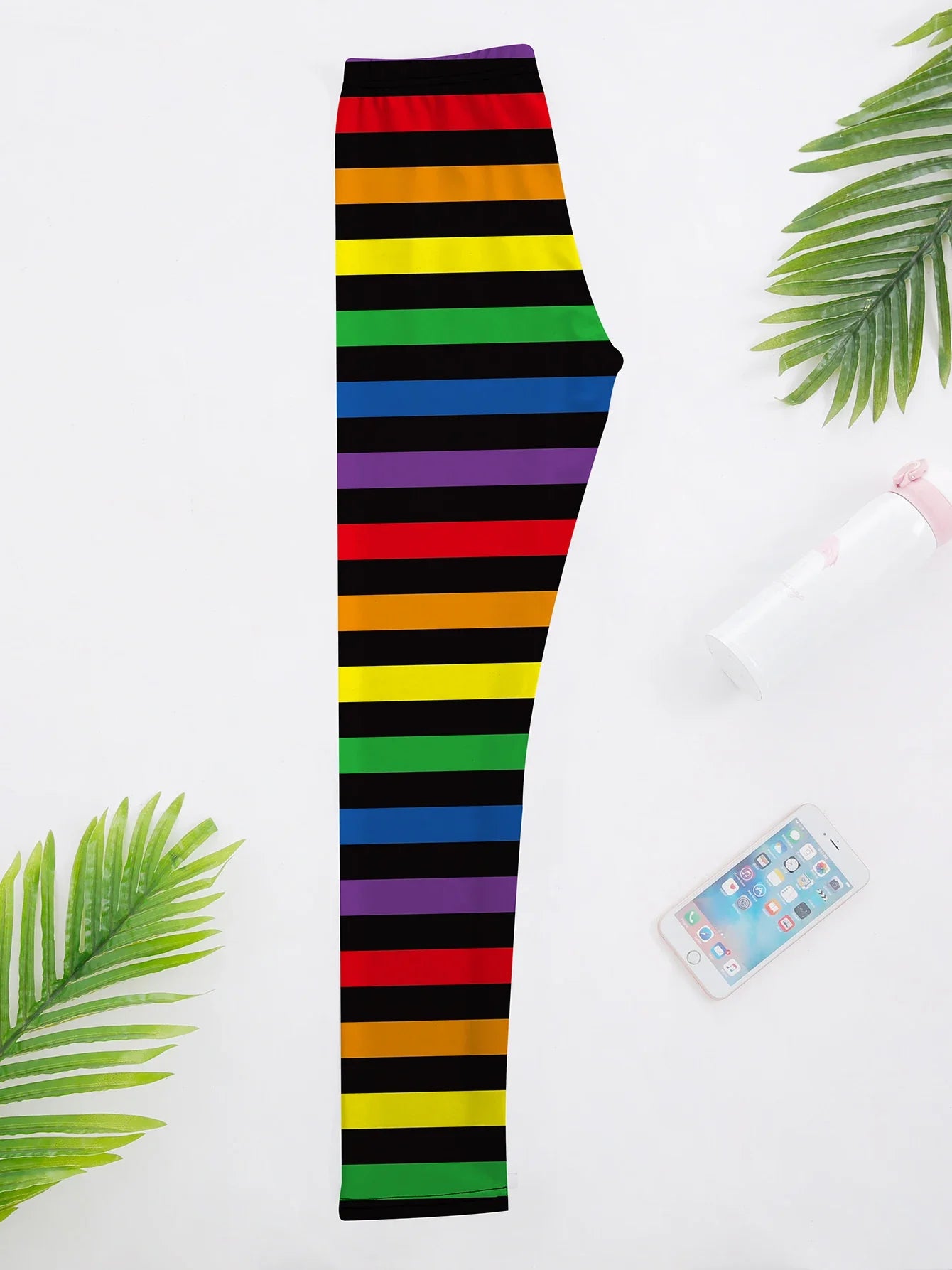 Striped LGBT Pride Leggings