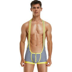 Seobean Sexy Zip Pouch Male Bodysuit