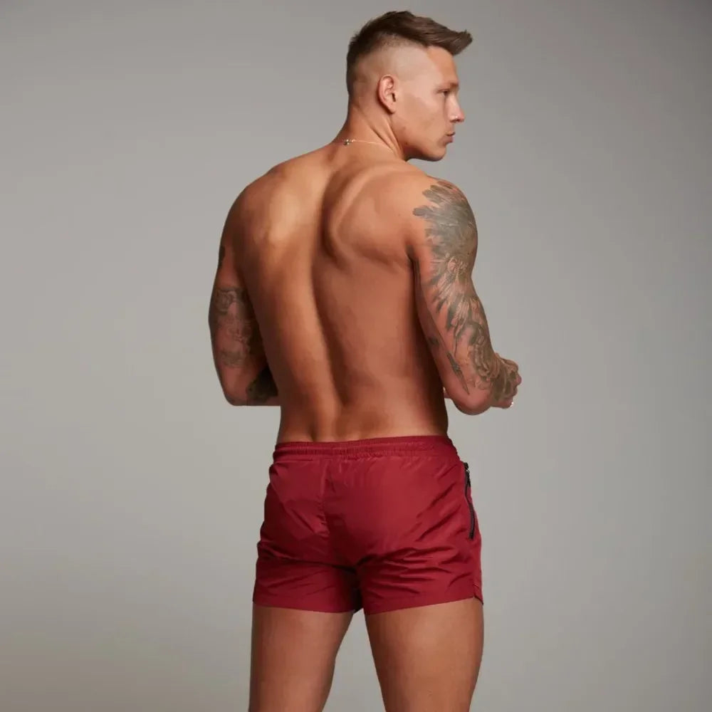 Mens Shorts With Zip Pockets