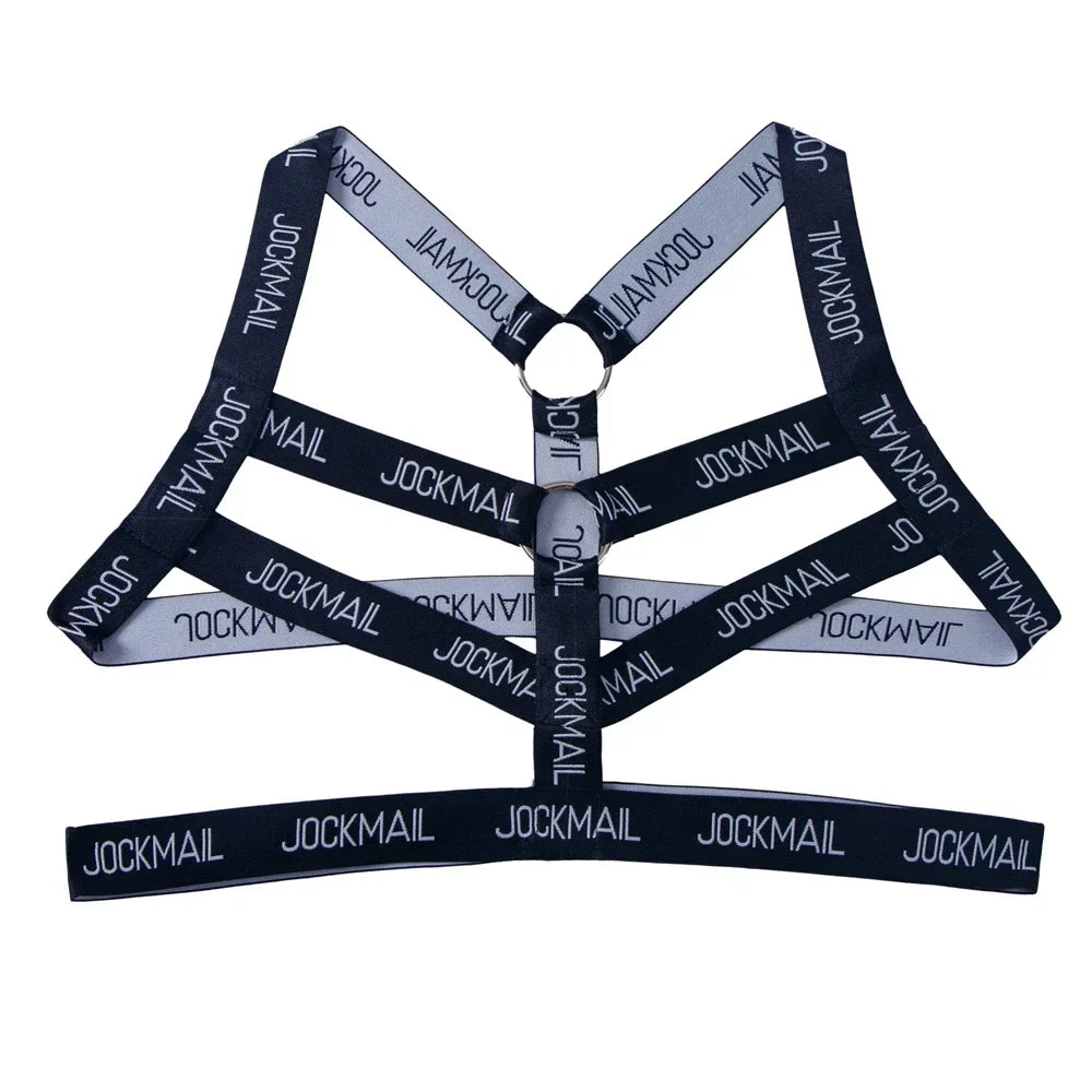 Jockmail Erotic Chest Strap Harness for Men